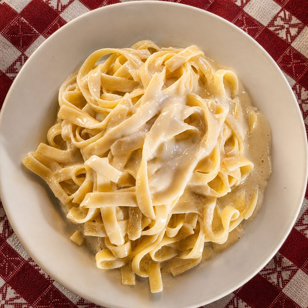 Fettuccini Alfredo.