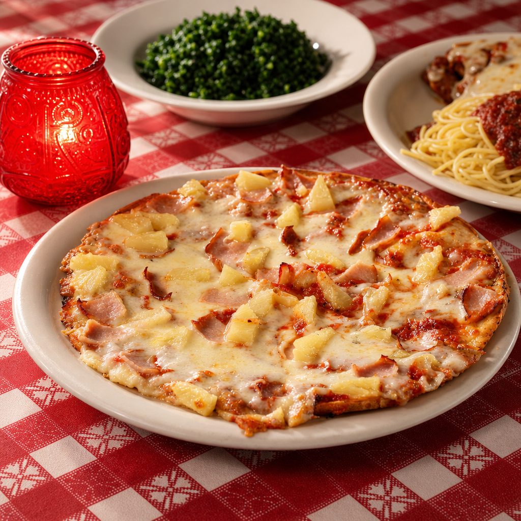 Gluten Free 10" Thin Crust Pizza.