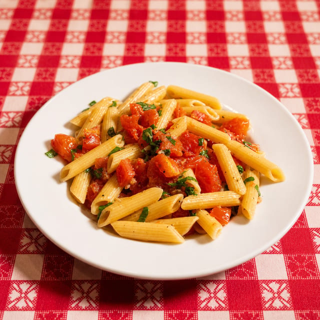 Penne Pomodoro.