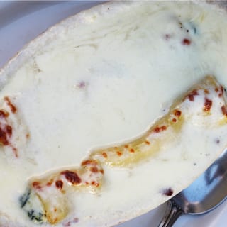 Spinach Manicotti
